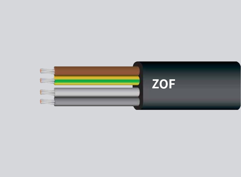 ZOF  低压扁形光纤复合转盘电缆